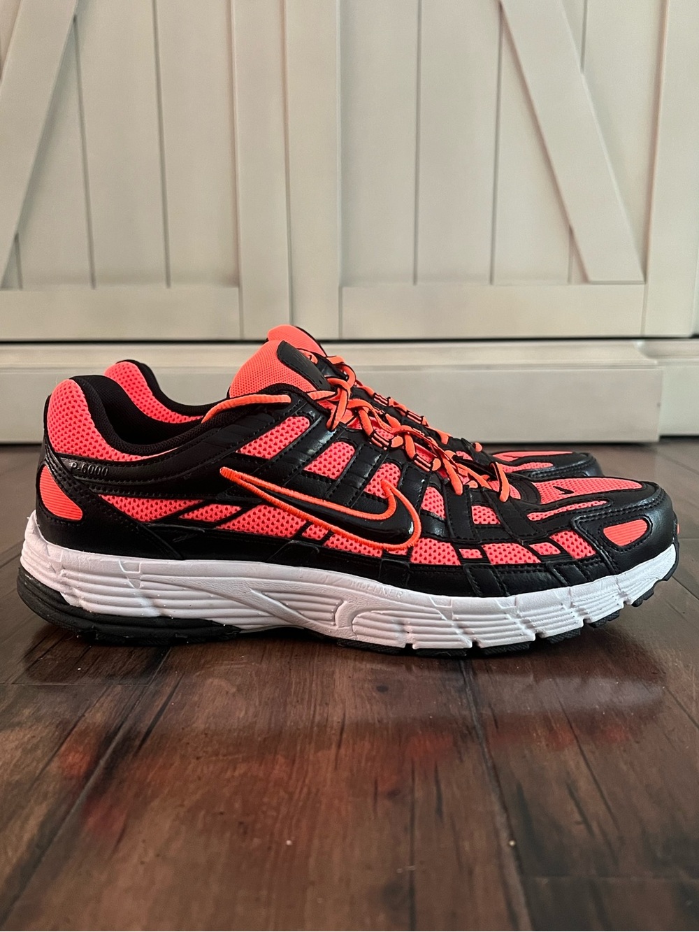 Nike P-6000 Hyper Crimson Black Retro Sneakers - Men’s Size 10